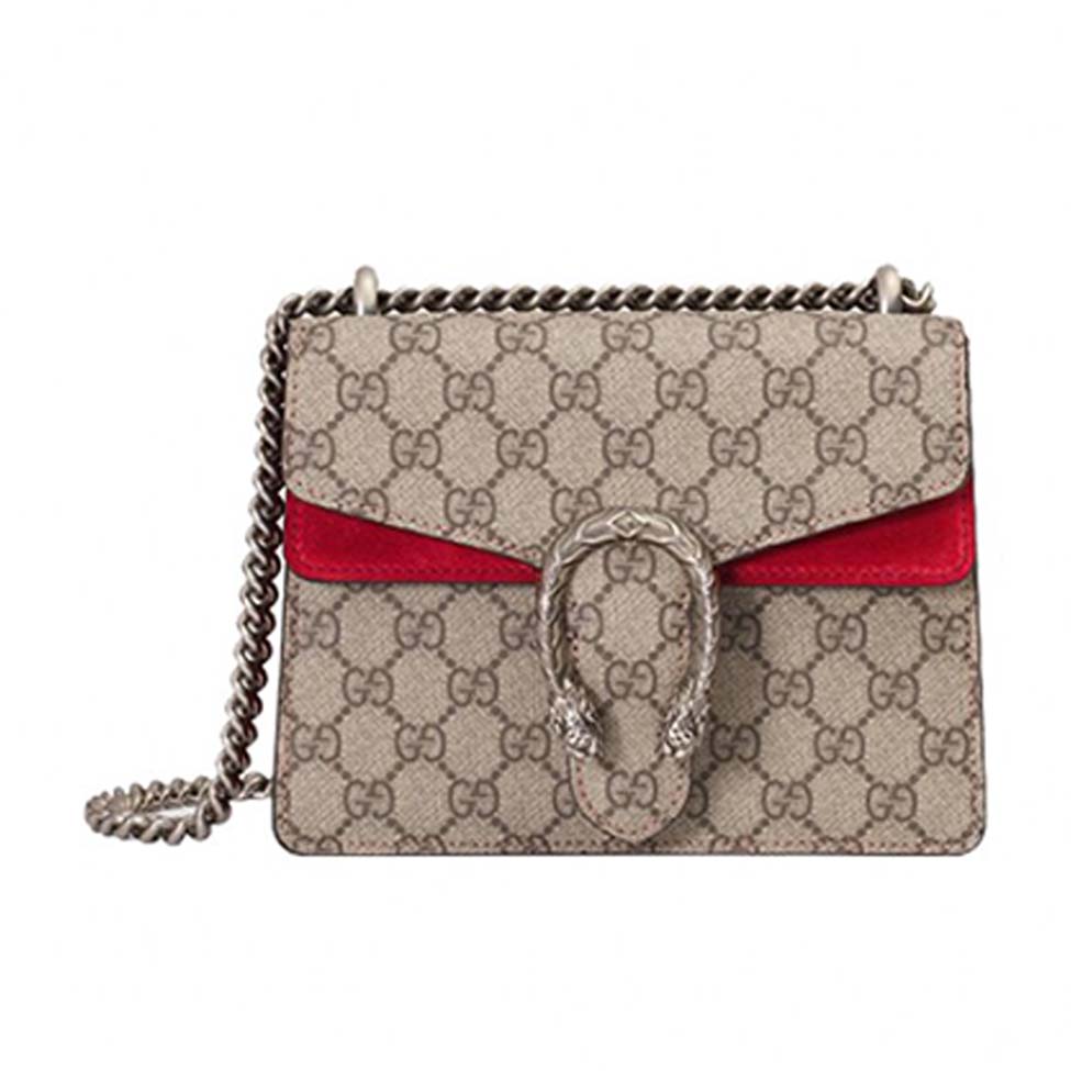 GUCCI DIONYSUS GG SUPREME MINI BAG  499623 (25*13.5*7cm)